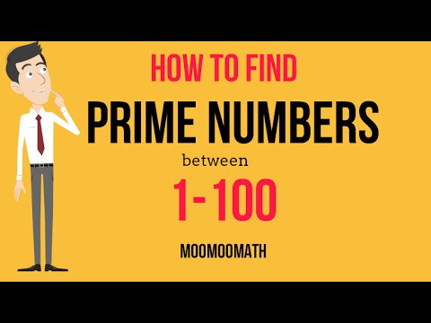 Finding Prime Numbers Between 1 And 100 Moomoomath And Science