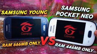 Samsung Young Vs Samsung Pocket Neo Free Fire Game Speed Test