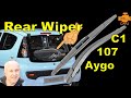 CITROEN C1 Rear Wiper Arm Replacement | Loose Arm