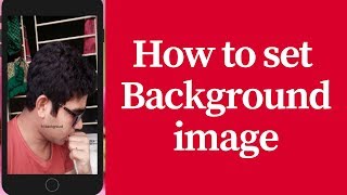 how to set background image in iphone apps using xcode