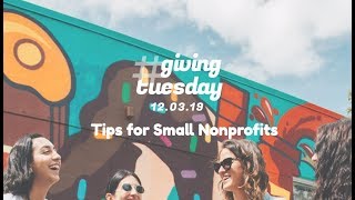 #GivingTuesday for Small Nonprofits