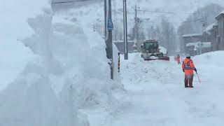 除雪車　除雪排雪まとめてどうぞ　北海道　トラック　走行動画