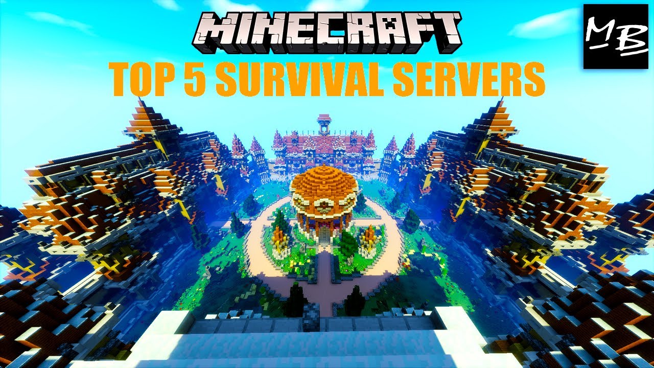 Top 5 Minecraft Survival Servers - YouTube