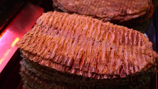 korean street food - Grilled Squid , dried filefish / Sungdae Market