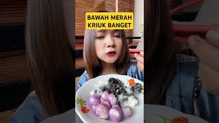 Mantapnya Makan Nasi Cumi Hitam Pake Bawang Merah