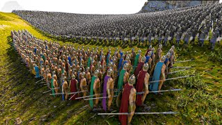 300 Legendry Spartan Defeat 1,313,111 Persian Immortals? - UEBS 2