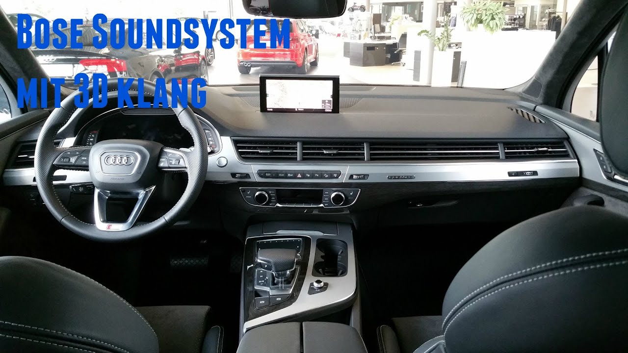 2015 Audi Q7 Bose Soundsystem Mit 3D-Klang [FullHD/60fps] - YouTube