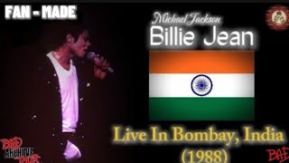 Michael Jackson - Billie Jean | Live In Bombay, India (1988) FAN - MADE Concert