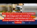 oster compact countertop oven