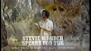 1980 TV commercial: Stevie Wonder speaks for TDK cassettes