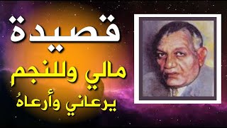 قصيدة مالي وللنجم يرعاني وأرعاهُ كاملة للشاعر المصري محمود غنيم