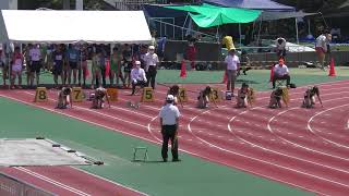 ⑱一般高校女子100m最終組 江東区春季大会20230625