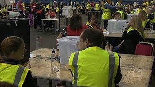 Raw: Scottish Independence Vote Counting Begins