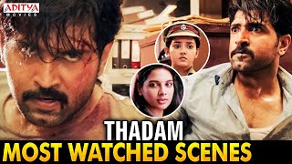 Arun Vijay's Superhit Best Action Scenes From "Thadam" | Vidya Pradeep, Tanya Hope | Aditya Movies