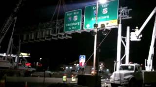 Sign Structure Installation