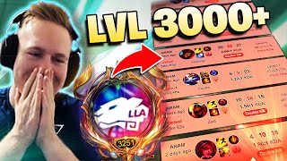 This guy is level 3000 in League of Legends...