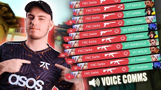 2 ACES IN 8 ROUNDS?? | VOICE COMMS vs TEAM VITALITY