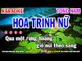 Karaoke Hoa Trinh Nữ Tone Nam ( Nhạc Sống Hay )  Huỳnh Lê