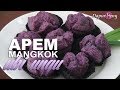 Membuat Apem Mangkok Ubi Ungu Empuk & Mekar