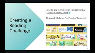 Bite-Sized PD: How to Use Beanstack in Your Classroom to Support Reading K-12