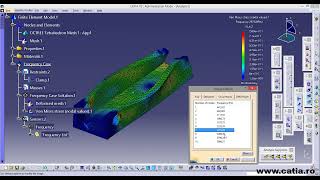 CATIA v5 Frequency Analysis with and without Mass
