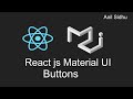 Reactjs material ui tutorial #3 Button