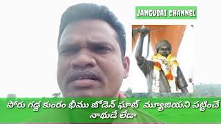 పోరు గడ్డ కుంరం భీము జోడెన్ ఘాట్ మ్యూజియని పట్టించేకునే నాథుడే లేడా