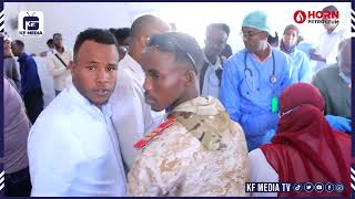 Mas'uuliyiinta Wasaaradda Caafimaadka Somaliland ayaa booqday dhaawacyo la keenay Cisbitaalka guud.