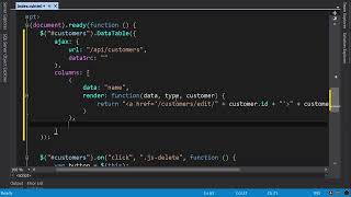 ASP.NET #73 - DataTables with Ajax Source [By Mosh Hamedani]