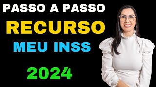 Como pedir recurso pela plataforma MEU INSS