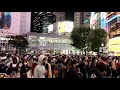 【渋谷 ハロウィン2020】渋谷スクランブル交差点 混雑具合の様子 halloween in tokyo shibuya 2020.10.31