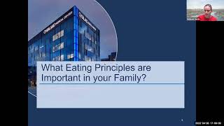 [Education Connections] Modeling Nutrition for your Family - April 6, 2022