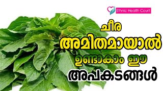 ചീര അമിതമായാൽ ഉണ്ടാകാം ഈ അപകടങ്ങൾ | spinach | Ethnic Health Court