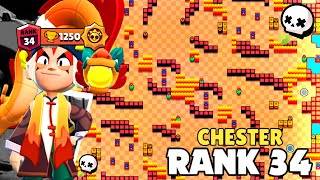 CHESTER RANK 34 IN SOLO SHOWDOWN 🙌[MAX TIER]🏆