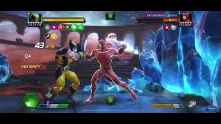 MCOC: 6* rank 5 ascended Wolverine beats Labrynth of Legends (Reviveless)