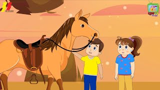 Lakdi Ki Kathi | Telugu Rhymes for Kids | Animated Song | 3S Kids TV Telugu