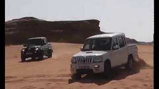 ماهيندرا - mahindra -  ذات الدفع الرباعي تستعرض قوتها بوادي رم