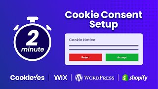 How to setup a cookie consent banner in 2 mins? CookieYes Cookie Consent for Wix, Shopify, Wordpress