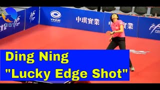 Amazing Ping Pong Trick Shot | "Lucky Edge Shot"