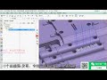 ug数控编程视频教程 ug10【p80】b80固定轮廓铣 文本（曲面刻字）