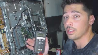 2 ways to test bridge rectifiers & check standby volts on power board using meter