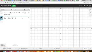 Solve for x using Desmos Part 1