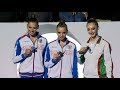 2019 European Rhythmic Gymnastics Championships Baku - Ribbon Final Medal Ceremony