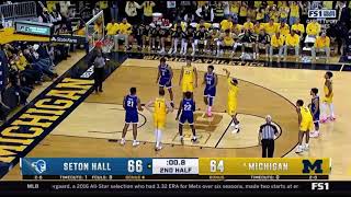 Seton Hall UPSETS #4 Michigan | 2021 College Basketball