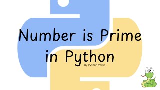 How to Check if a Number is Prime in Python | Python Coding Interview Question