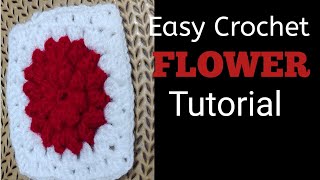 crochet flower tutorial for beginners