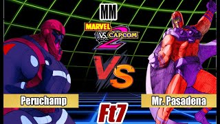 Mvc2: Peruchamp (Thrax) vs Mr. Pasadena (MSP)  Ft 7 MM:. 10.06.23 #FREEMVC2 DC SESSION 1st PART EPIC