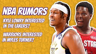 NBA News Desk: Rumors - Kyle Lowry interested in the Lakers? Warriors interested in Myles turner?