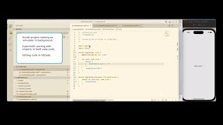 Live Reloading with Github Copilot, Xcode, InjectionIII, VSCode