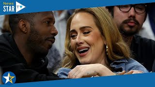 Adele 'ready to elope' with Rich Paul after flashing huge diamond ring on engagement finger